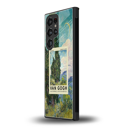 cypresses back phone cover | glass case for samsung galaxy s24 ultra