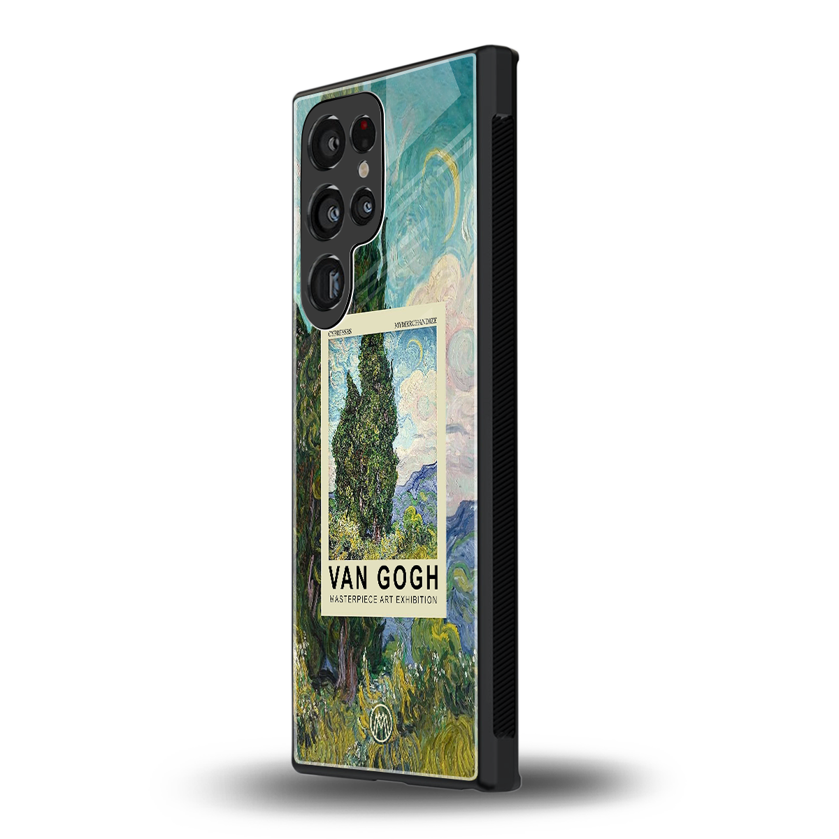 cypresses back phone cover | glass case for samsung galaxy s23 ultra