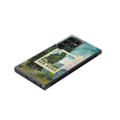 cypresses back phone cover | glass case for samsung galaxy s23 ultra