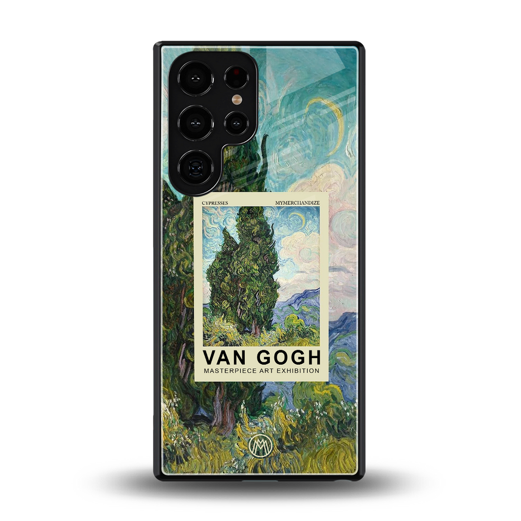 cypresses back phone cover | glass case for samsung galaxy s25 ultra