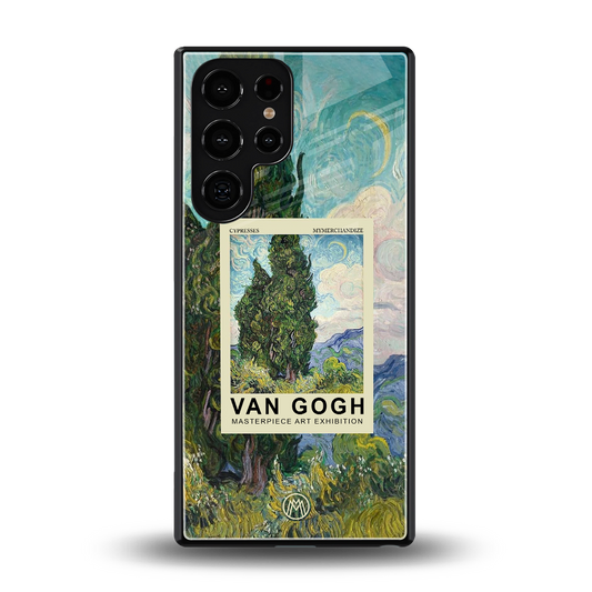 cypresses back phone cover | glass case for samsung galaxy s25 ultra