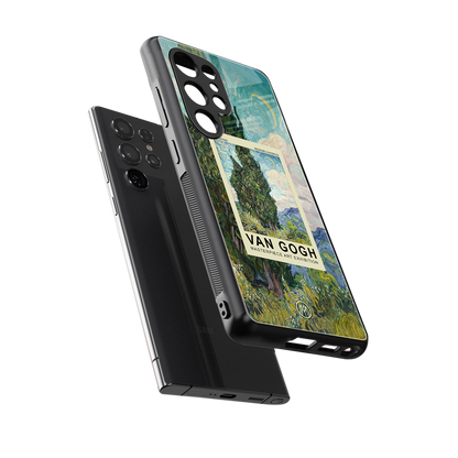 cypresses back phone cover | glass case for samsung galaxy s25 ultra
