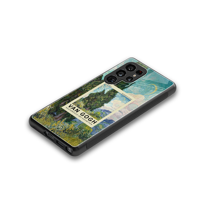 cypresses back phone cover | glass case for samsung galaxy s25 ultra