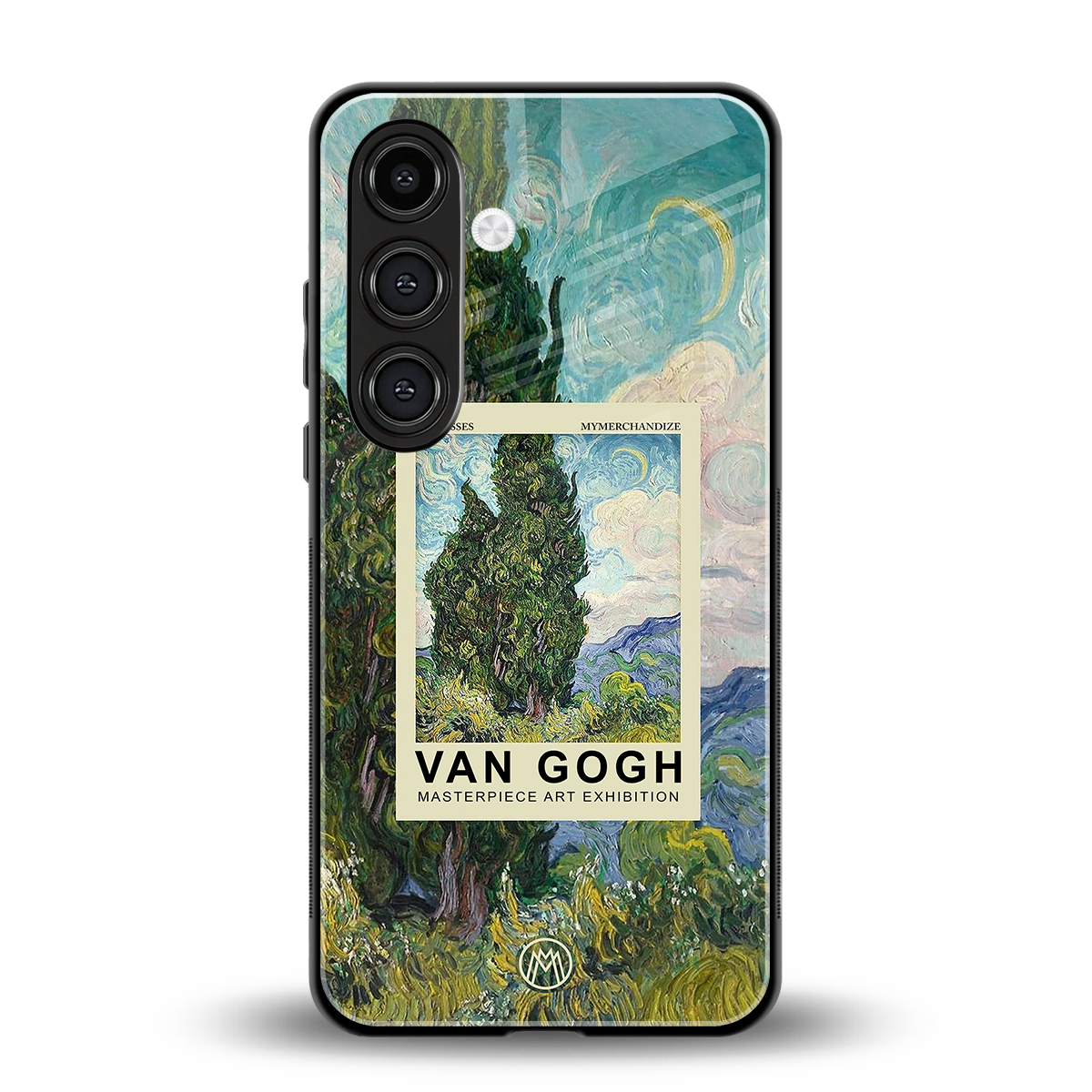 cypresses back phone cover | glass case for samsung galaxy s24 fe
