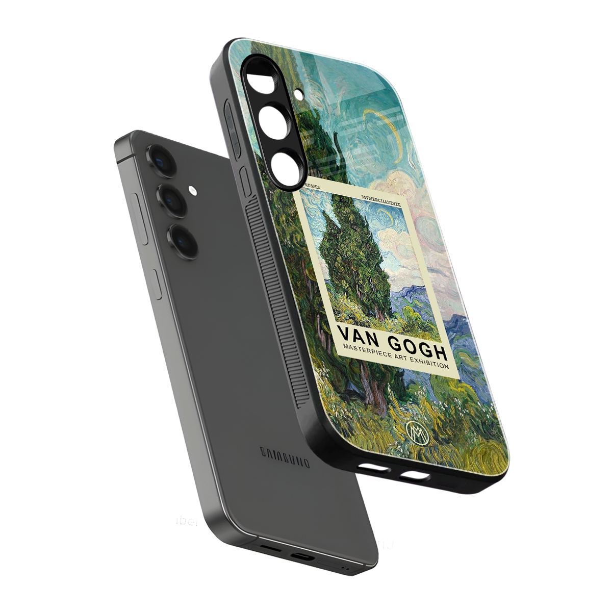 cypresses back phone cover | glass case for samsung galaxy s24