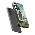 cypresses back phone cover | glass case for samsung galaxy s23