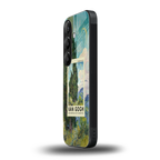 cypresses back phone cover | glass case for samsung galaxy s24