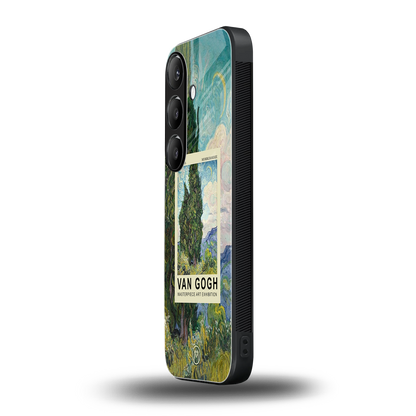 cypresses back phone cover | glass case for samsung galaxy s24 fe