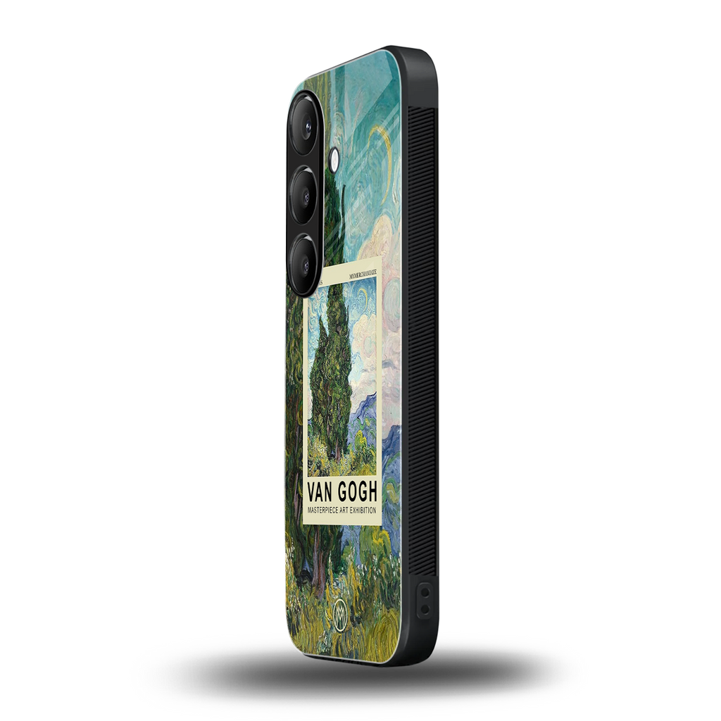 cypresses back phone cover | glass case for samsung galaxy s25