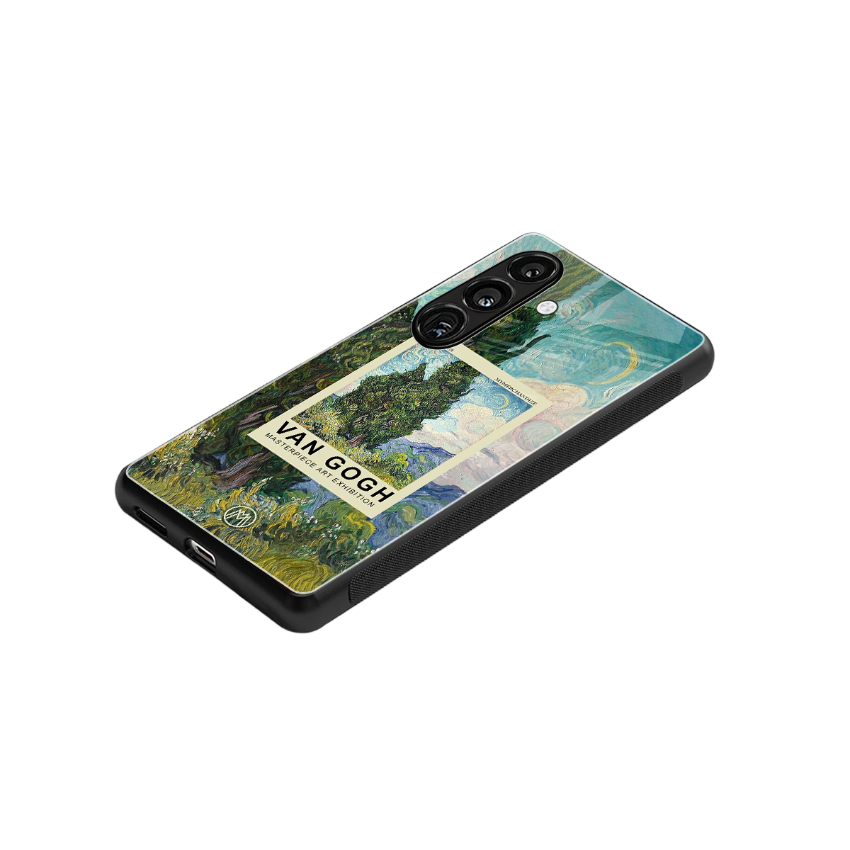 cypresses back phone cover | glass case for samsung galaxy s24 fe