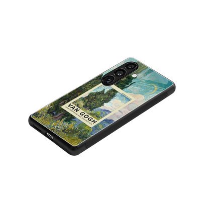 cypresses back phone cover | glass case for samsung galaxy s24 fe