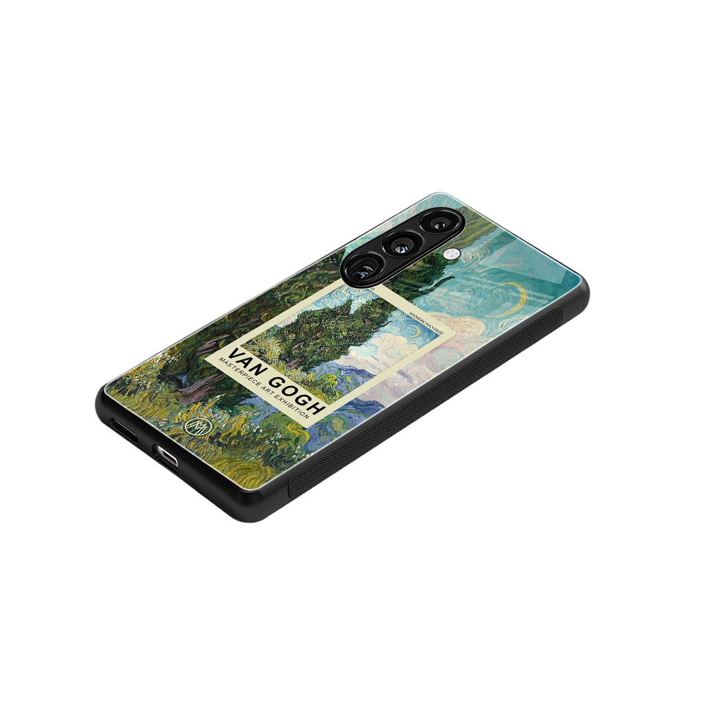 cypresses back phone cover | glass case for samsung galaxy s24 plus