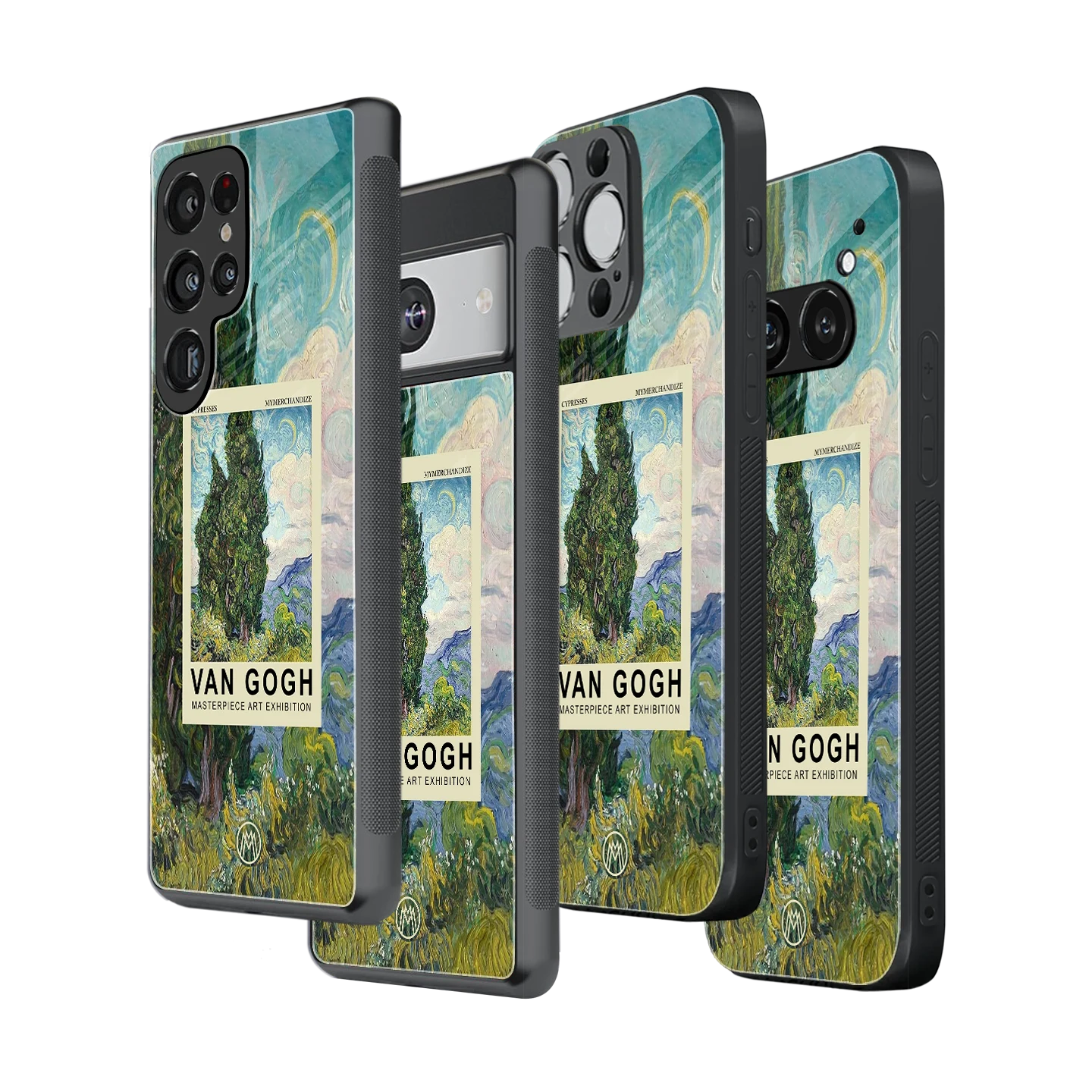 Stylish Glass Back Case for All Smartphones – iPhone, Samsung, OnePlus, Pixel, Redmi, Oppo, Vivo, Motorola