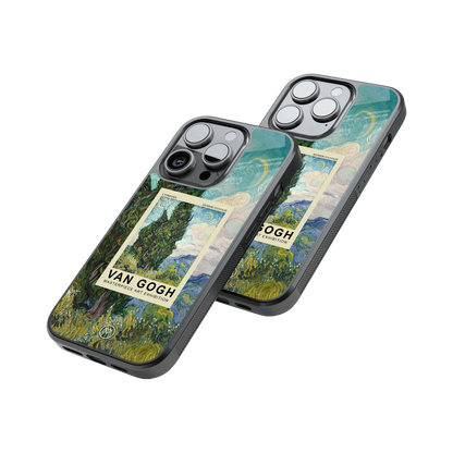 Protective Glass Back Phone Case Compatible with iPhone, Samsung, OnePlus, Pixel & More