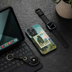 cypresses back phone cover | glass case for samsung galaxy s23