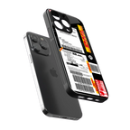 dhl delivery label back phone cover | glass case for iphone 14 pro max