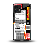 dhl delivery label back phone cover | glass case for nothing phone 1