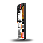 dhl delivery label back phone cover | glass case for nothing phone 2