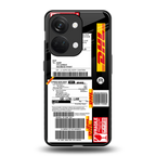 dhl delivery label back phone cover | glass case for oneplus nord 3