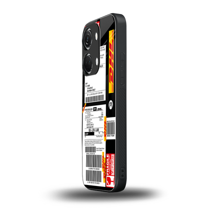 dhl delivery label back phone cover | glass case for oneplus nord 3