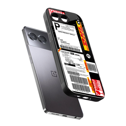 dhl delivery label back phone cover | glass case for oneplus nord 4