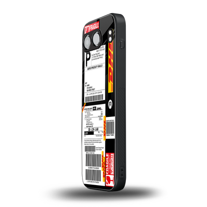 dhl delivery label back phone cover | glass case for oneplus nord 4