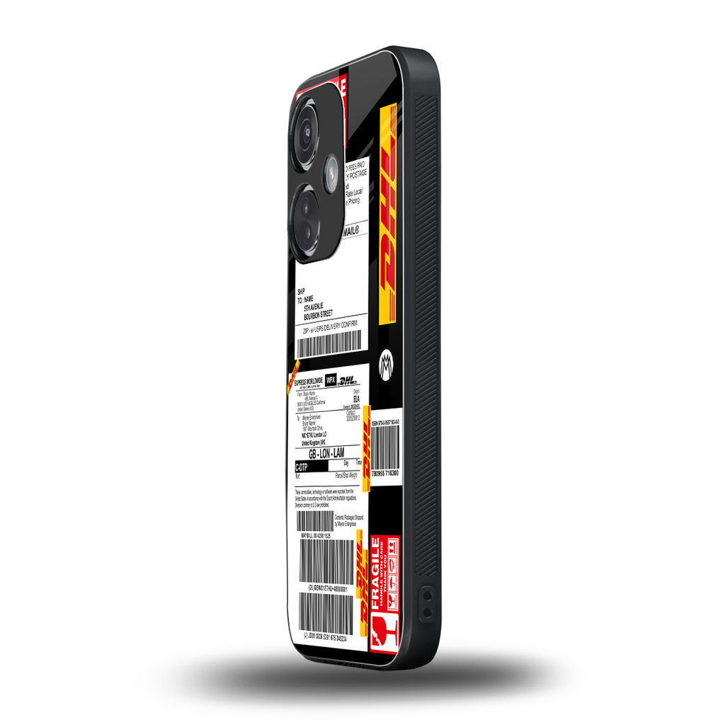 dhl delivery label back phone cover | glass case for oneplus nord ce 3