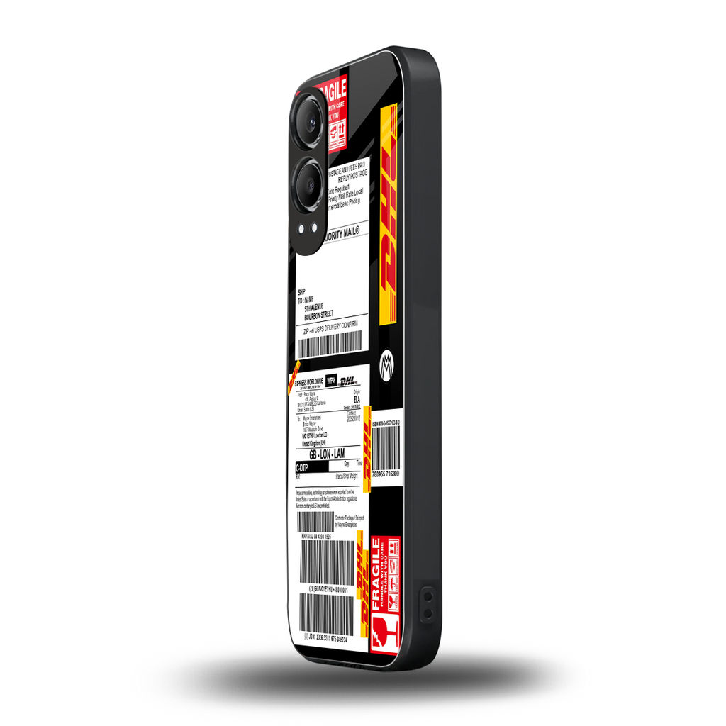 dhl delivery label back phone cover | glass case for oneplus nord ce 4 lite