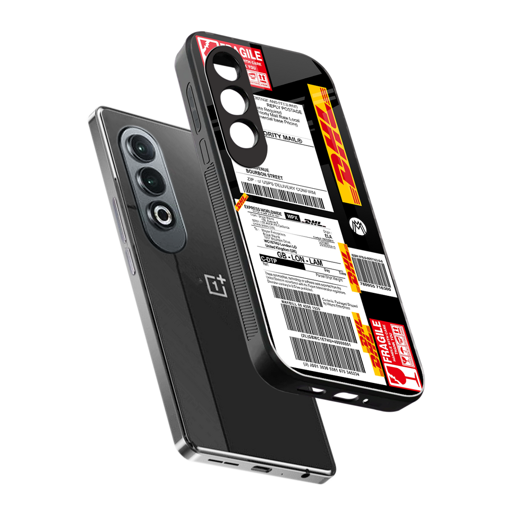 dhl delivery label back phone cover | glass case for oneplus nord ce 4