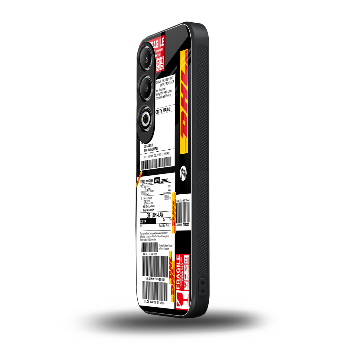 dhl delivery label back phone cover | glass case for oneplus nord ce 4
