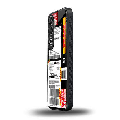 dhl delivery label back phone cover | glass case for oneplus nord ce 4
