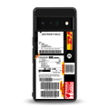 dhl delivery label back phone cover | glass case for google pixel 6 pro