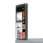 dhl delivery label back phone cover | glass case for google pixel 6