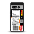 dhl delivery label back phone cover | glass case for google pixel 7 pro