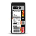 dhl delivery label back phone cover | glass case for google pixel 7 pro