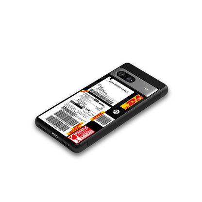 dhl delivery label back phone cover | glass case for Google Pixel 7