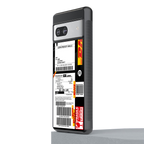 dhl delivery label back phone cover | glass case for Google Pixel 7A
