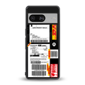 dhl delivery label back phone cover | glass case for Google Pixel 8
