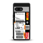 dhl delivery label back phone cover | glass case for Google Pixel 8