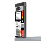 dhl delivery label back phone cover | glass case for Google Pixel 8