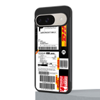 dhl delivery label back phone cover | glass case for google pixel 9