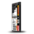 dhl delivery label back phone cover | glass case for samsung galaxy s23 ultra