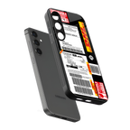 dhl delivery label back phone cover | glass case for samsung galaxy s23