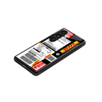dhl delivery label back phone cover | glass case for samsung galaxy s23