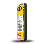 dhl yellow delivery label back phone cover | glass case for oneplus nord 4