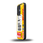 dhl yellow delivery label back phone cover | glass case for oneplus nord ce 3