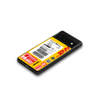 dhl yellow delivery label back phone cover | glass case for google pixel 6