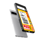 dhl yellow delivery label back phone cover | glass case for google pixel 8 pro