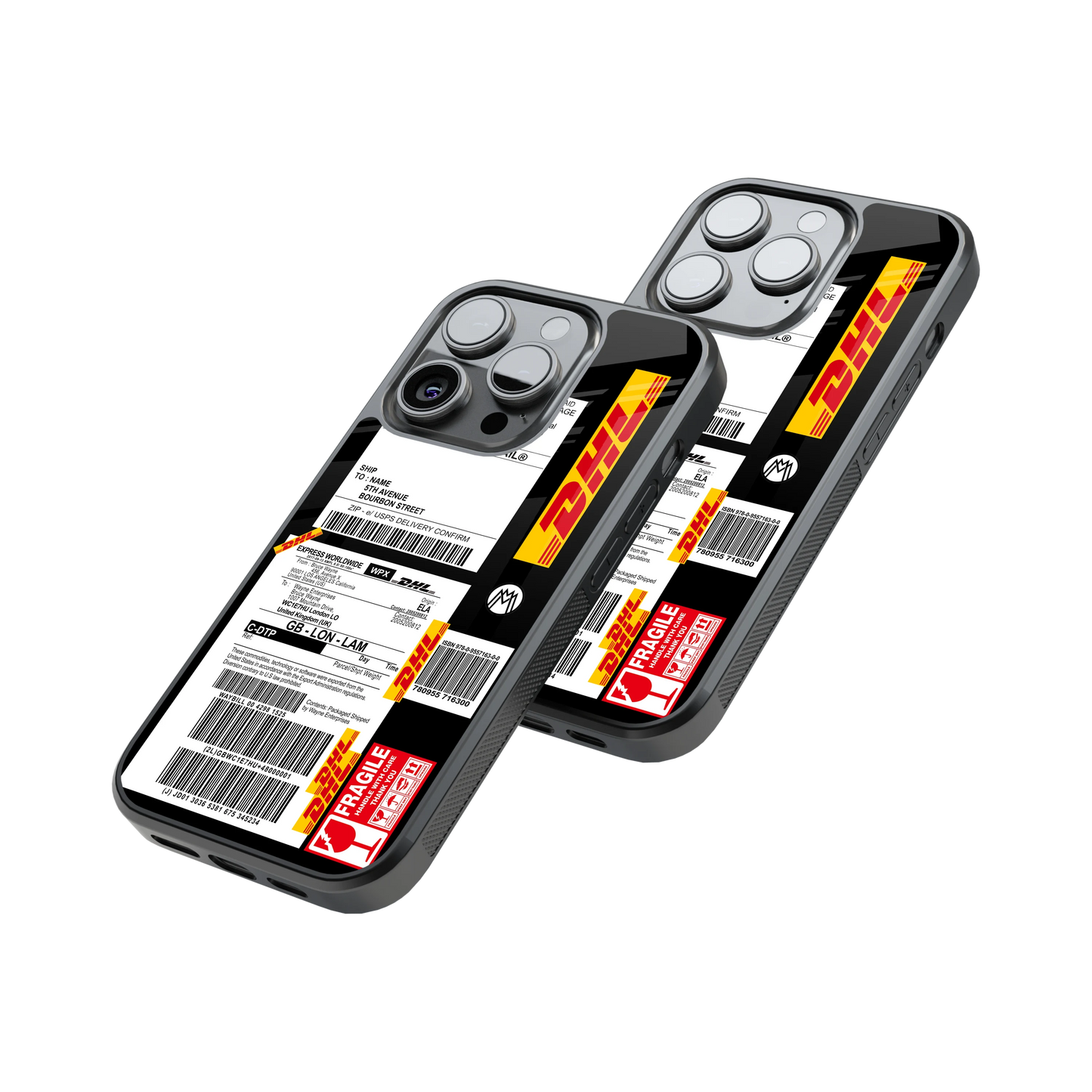Protective Glass Back Phone Case Compatible with iPhone, Samsung, OnePlus, Pixel & More