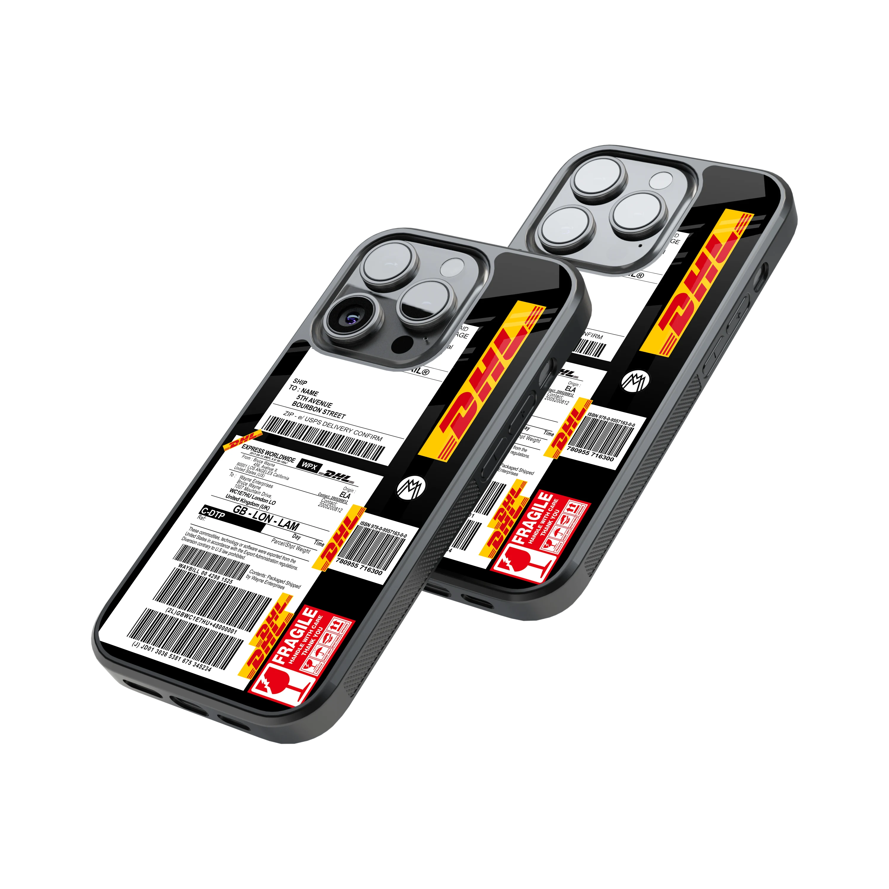 Protective Glass Back Phone Case Compatible with iPhone, Samsung, OnePlus, Pixel & More